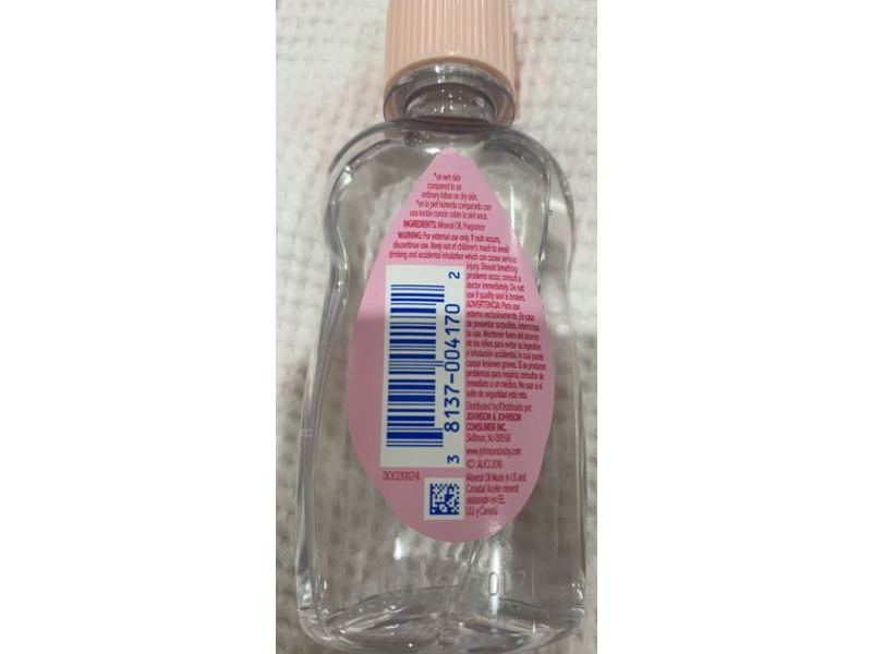 Johnson's Baby Oil, Fresh Fragrance, 3 fl oz/89 mL