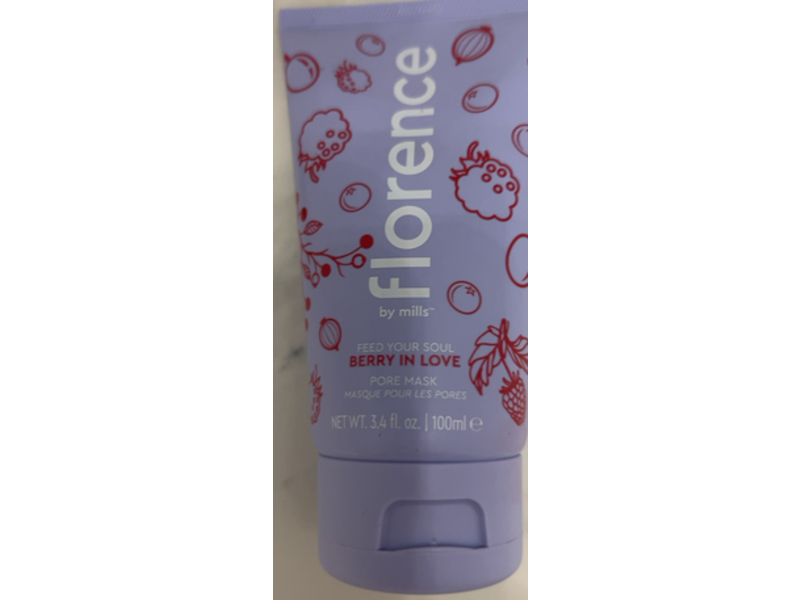 Florence Beauty Pore Mask, Berry In Love, 3.4 fl oz/100 mL