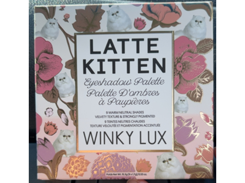 Winky Lux Eyeshadow Palette, Latte Kitten, 0.53 oz/15.3 g