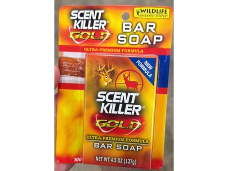 Wildlife Research Scent Killer Gold Bar Soap, 4.5 oz/127 g