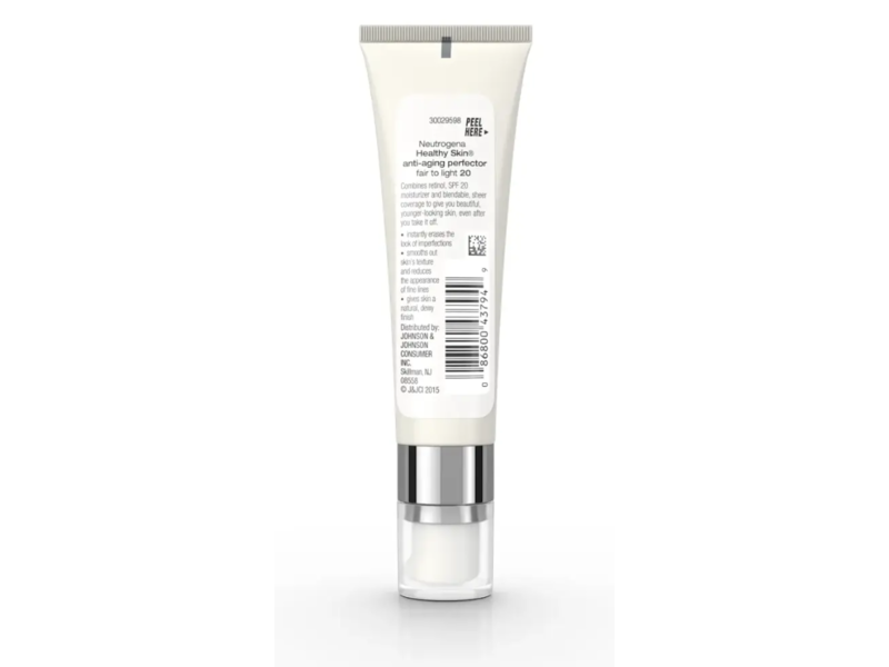 Neutrogena Healthy Skin Anti-Aging Perfector, SPF 20, Fair To Light 20, 1.0 fl oz/30 mL