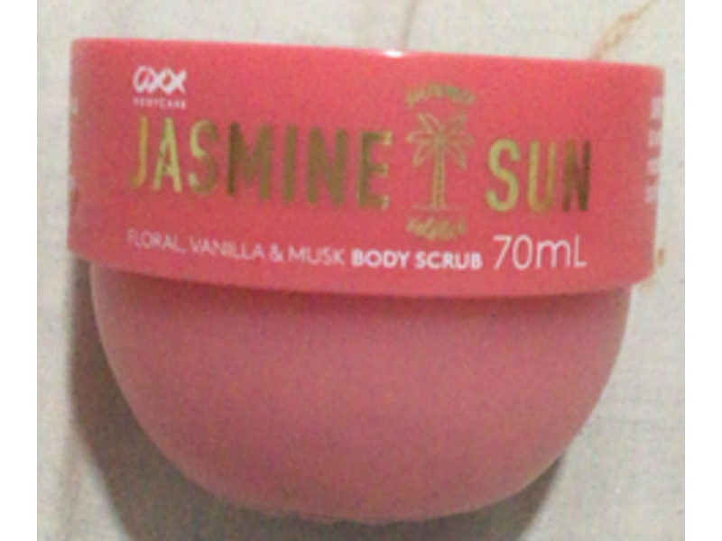 Oxx Cosmetics Body Scrub, Jasmine Sun, 70 mL