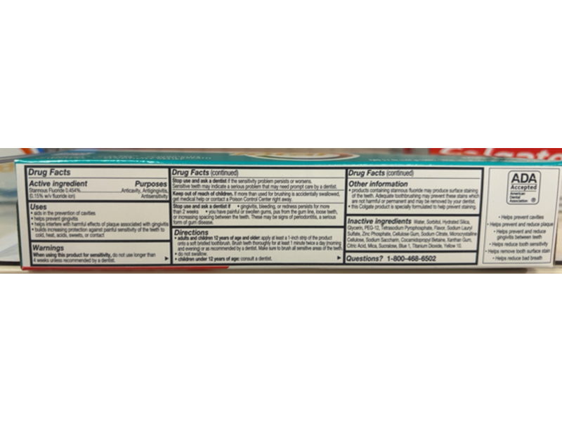 Colgate Total Toothpaste, Fresh Mint Stripe, 5.1 oz/144 g, Pack Of 2