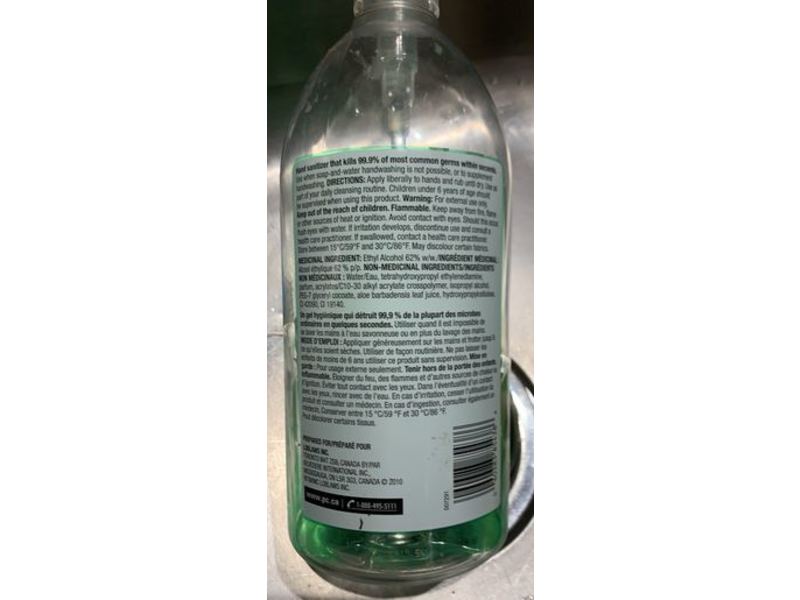 President's Choice Hand Sanitizer, Aloe Vera,970 mL