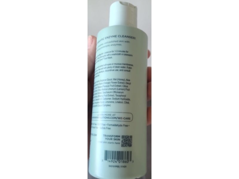 Marini SkinSolutions Clean Zyme Face Cleanser, 6 fl oz/178 mL