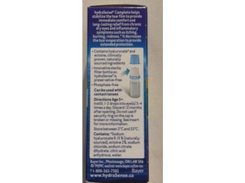hydraSense Extended Protection Drops, 10 mL