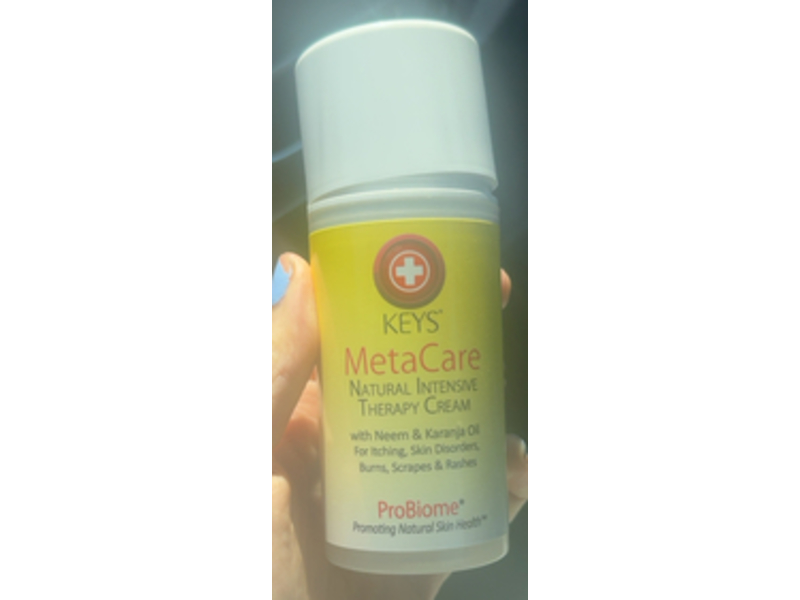 Keys ProBiome Meta Care Natural Intense Therapy Cream, Neem & Karanja Oil, 3.4 fl oz/100 mL
