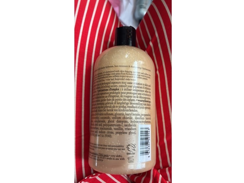 Philosophy Hydrating Shower Gel, Frosted Sugar Cookie, 16 fl oz/480 mL