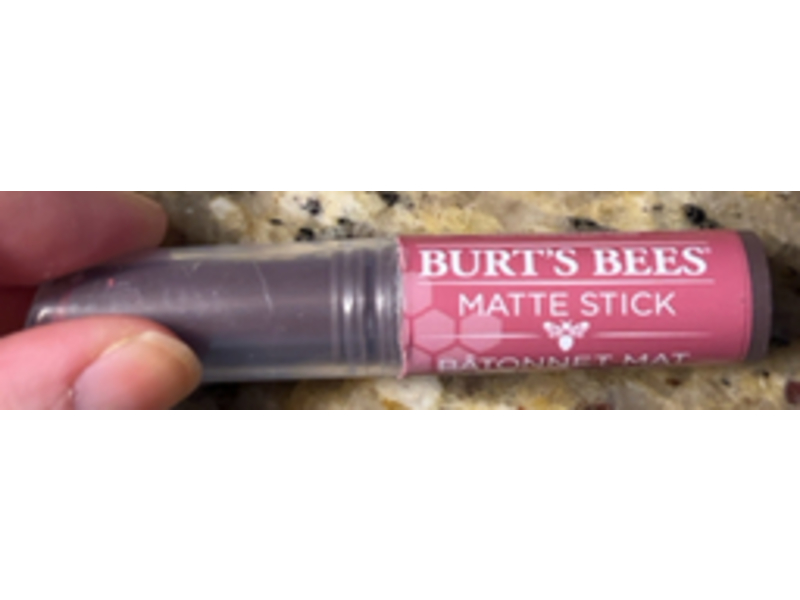 Burts Bees Matte Stick, Rhubarb Rapids, 0.07 oz/1.98 g