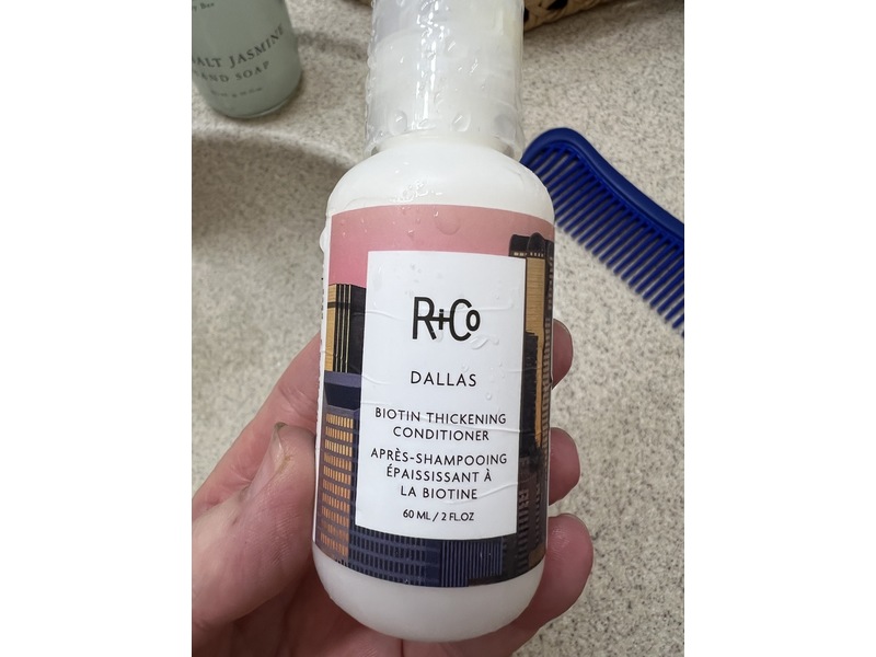 R+Co Dallas Biotin Thickening Conditioner, 2 fl oz/60 mL