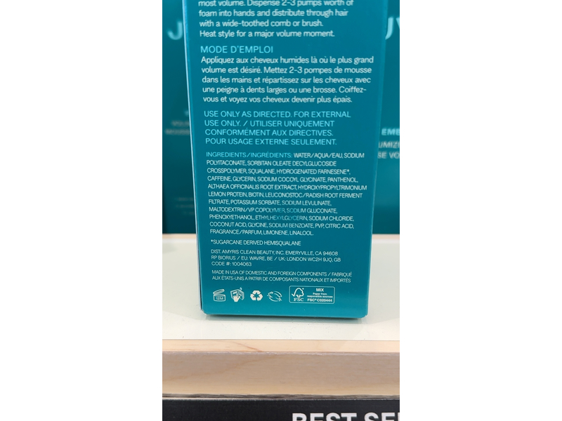 JVN Embody Volumizing Foam, 200 mL/6.7 fl oz