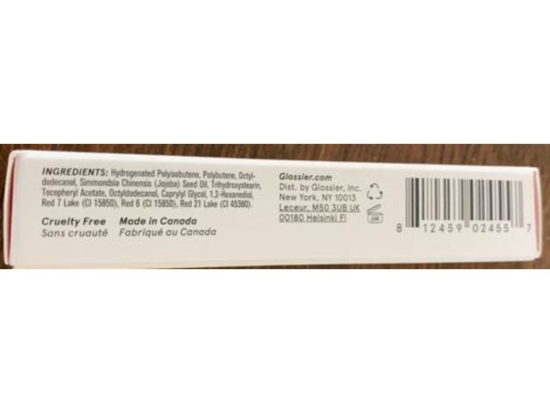 Glossier Lip Gloss, Red, 0.12 fl oz/3.5 mL