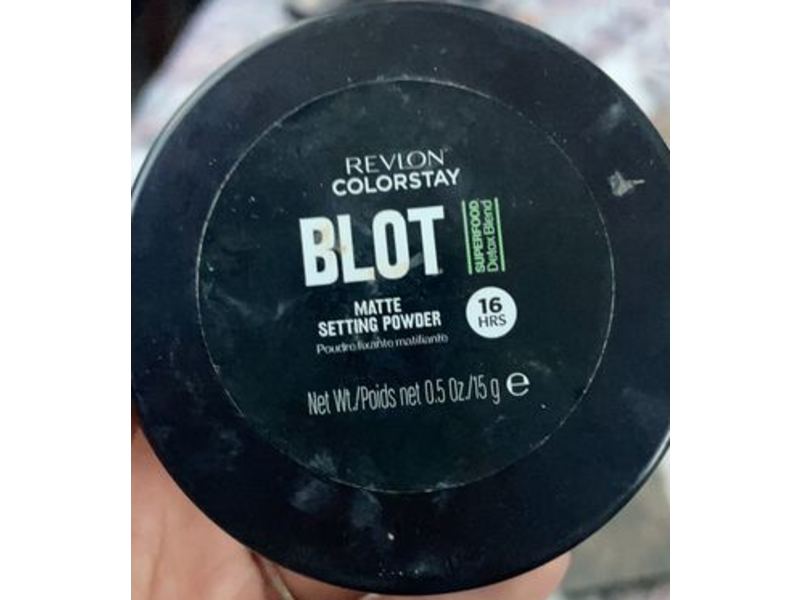 Revlon ColorStay Blot Matte Setting Powder, Superfood Detox Blend, 0.5 oz/15 g