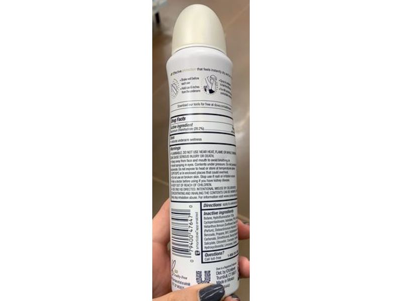 Dove Nourishing Secrets Soothing Ritual Dry Spray Antiperspirant, Lavender & Jasmine, 3.8 oz