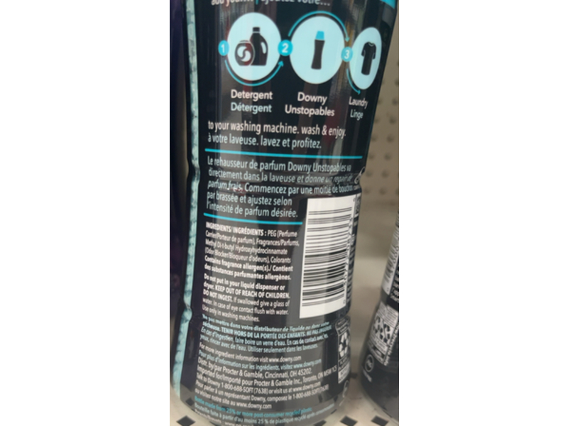 Downy Unstopables Scent Booster, Fresh, 9.1 oz/257 g, Pack Of 4