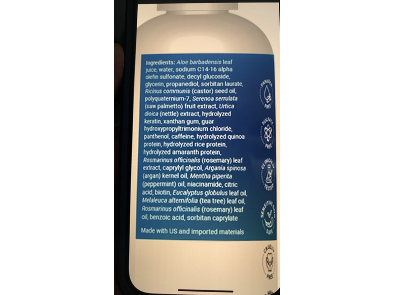 Dr.Berg Biotin Shampoo, B7, 8 fl oz/236 mL