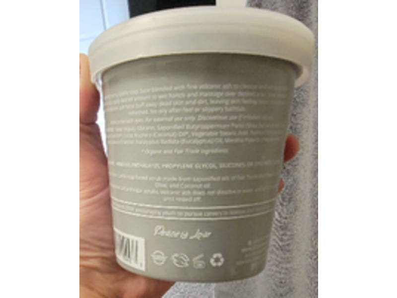 Bodhi Whipped Soap Body Scrub, Charcoal Detox & Eucalyptus Spa, 14 oz/397g