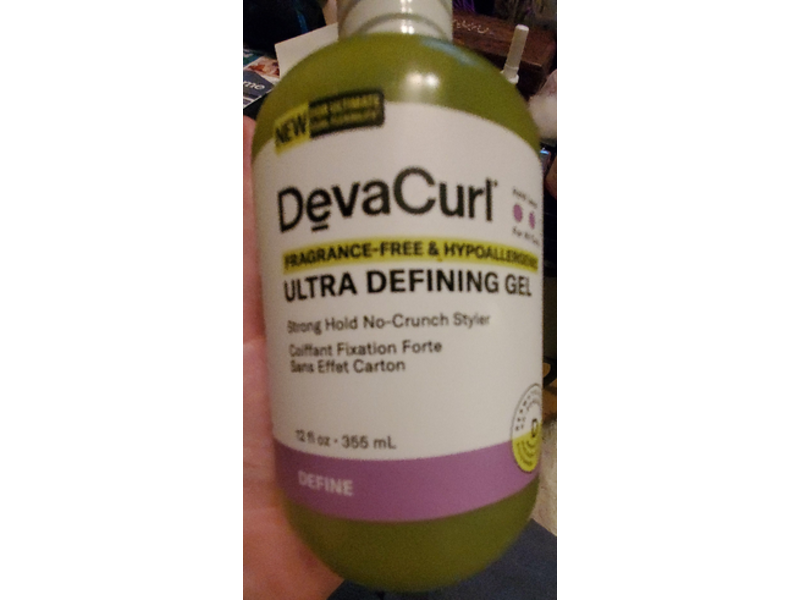 Devacurl Ultra Defining Gel, Fragrance Free, 12 fl oz/355 mL