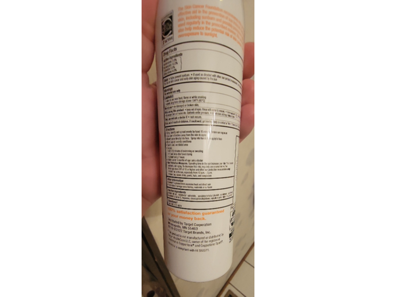 Up & Up Sport Continuous Sunscreen Spray, SPF 50, 7.3 oz/207 g