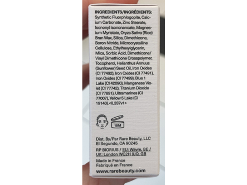 Rare Beauty True to Myself Tinted Pressed Finishing Powder, Porcelain, 0.28 oz/8 g