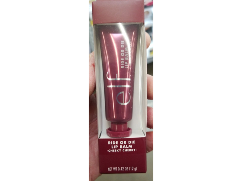 E.L.F Ride Or Die Lip Balm, Cheeky Cherry, 0.42 oz/12 g
