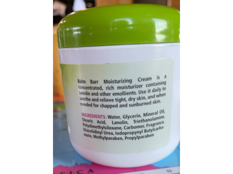 BalmBarr Concentrated Moisturizing Cream, Lanolin, 6 oz/170 g