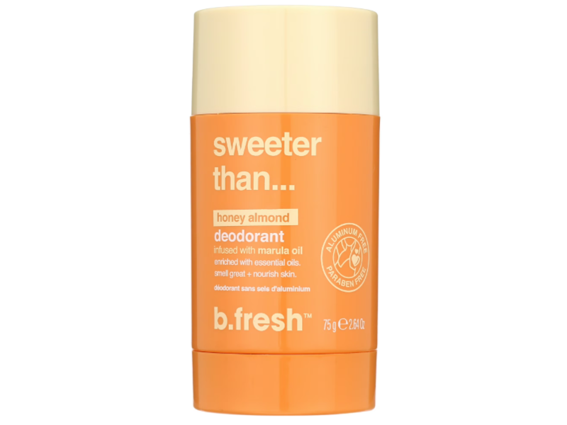 B Fresh Sweeter Than... Deodorant, Honey Almond, 2.64 oz/75 g