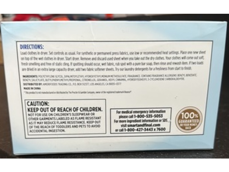 First Street Dryer Sheets, Fresh Scent, 240 Count