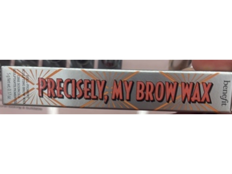 Benefit Precisely, My Brow Wax Full-Pigment Sculpting Brow Wax, 2 Warm Golden Blonde, 0.17 oz/5 g