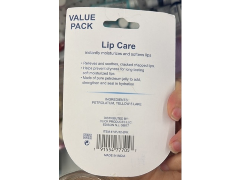 Vaseline Lip Care Skin Protecting Jelly, Original, 0.84 oz/24 g, Pack Of 2