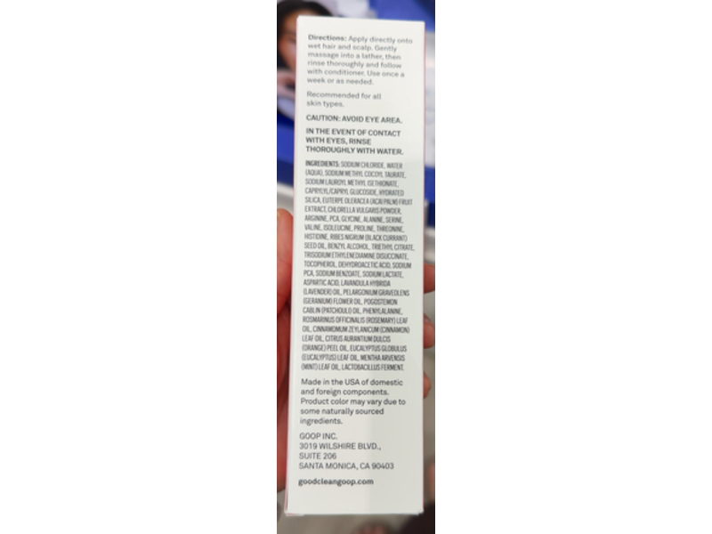 good.clean.goop beauty The Powerscrub Scalp Detox Shampoo, 4.0 oz/113 g