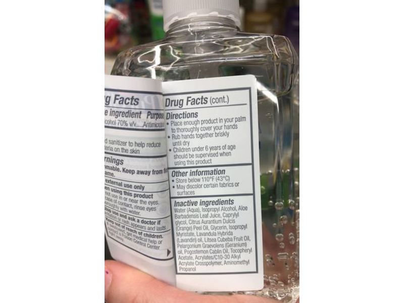 Purell Advanced Hand Sanitizer, Naturals, 6.5 fl zo/192 mL