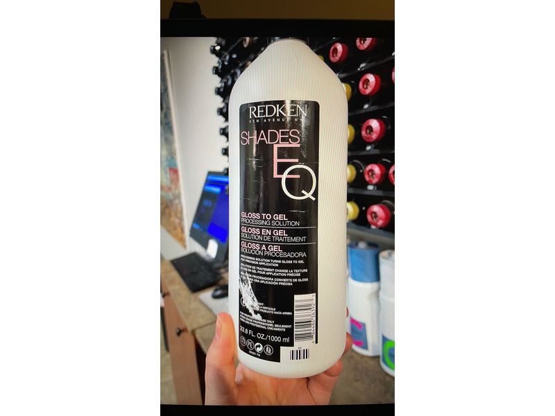 Redken Shades EQ Gloss To Gel Processing Solution, 33.8 fl oz/1000 mL