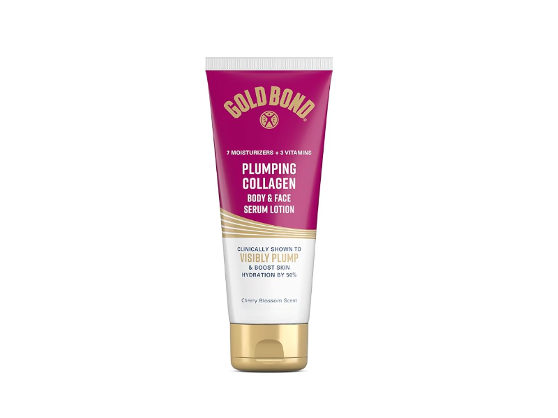 Gold Bond Plumping Collagen Body & Face Serum Lotion, Cheery Blossom, 2 oz/56 g, Pack Of 6