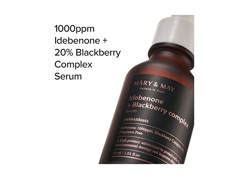 Mary & May Idebenone BlackBerry Complex Serum 1.01 Fl Oz/30ml