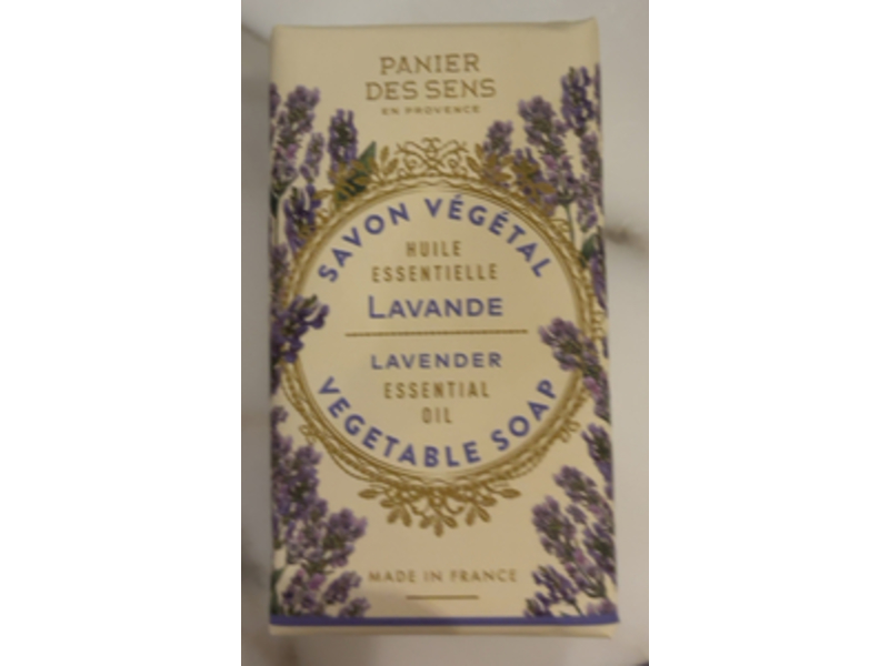 Panier Des Sens Vegetable Soap, Lavender Essential Oil, 5.3 oz/150 g
