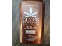 Hempz Vanilla Lux Herbal Body Moisturizer, Niacinamide, 17 fl oz/500 mL - Image 4
