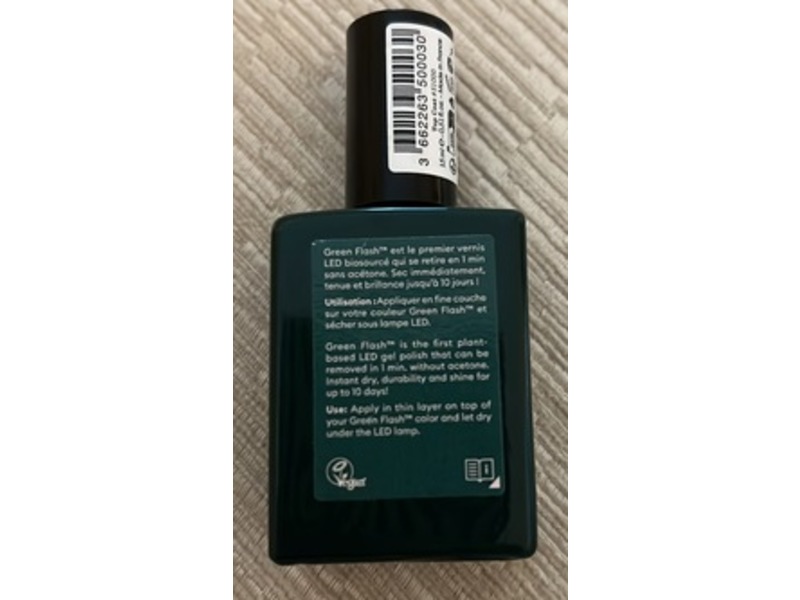 Manucurist Paris Green Flash Top Coat, 0.51 fl oz/15 mL