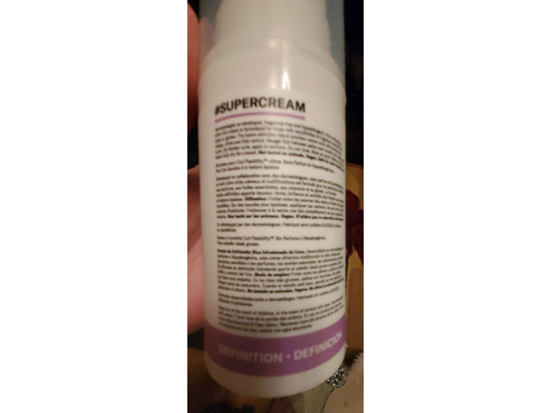 DevaCurl Fragrance-Free & Hypoallergenic Supercream Rich Coconut-Infused Definer, 5.1 fl oz/150 mL