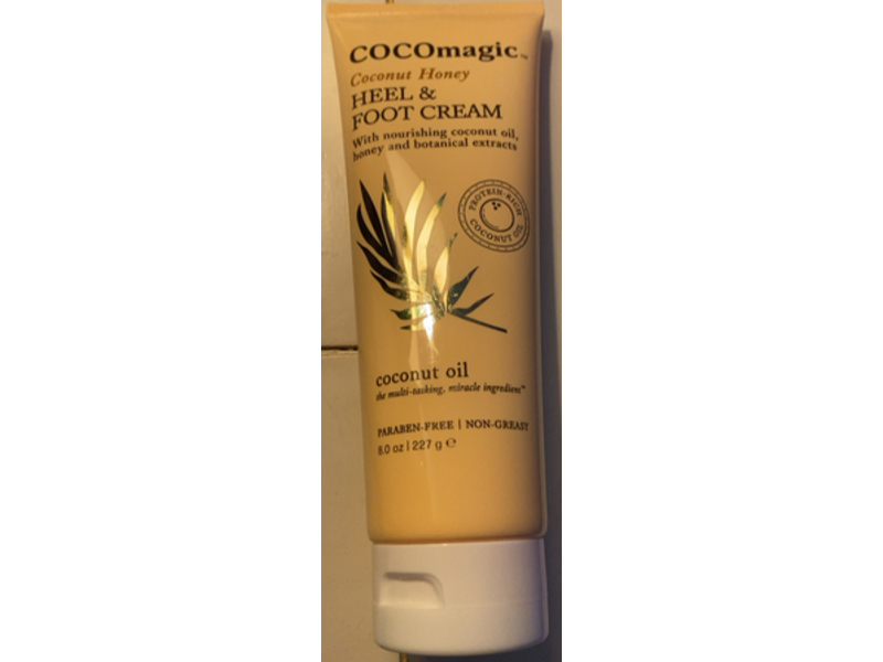 Cocomagic Heel & Foot Cream, Coconut Honey, 8 oz/227 g