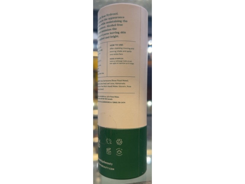 Three Ships Awake Hydrosol Toner, Rose, 2 fl oz/60 mL