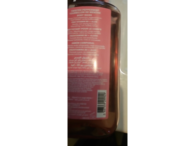Bath & Body Works Body Wash, Twisted Pepper Mint, 10 fl oz