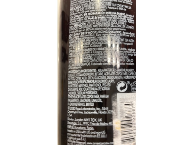 American Crew Daily Deep Moisturizing Shampoo, Citrus Mint, 8.4 fl oz/250 mL