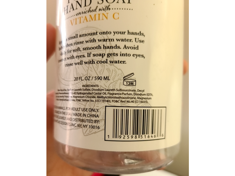 Livegreen Foaming Hand Soap, Orange Basil, 20 fl oz/590 mL