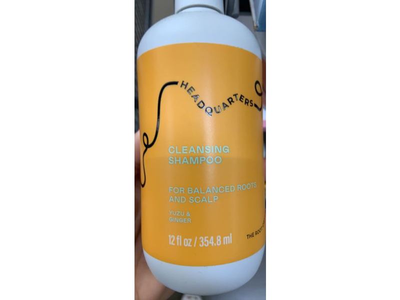 Headquarters Cleansing Shampoo, Yuzu & Ginger, 12 fl oz/354.8 ml