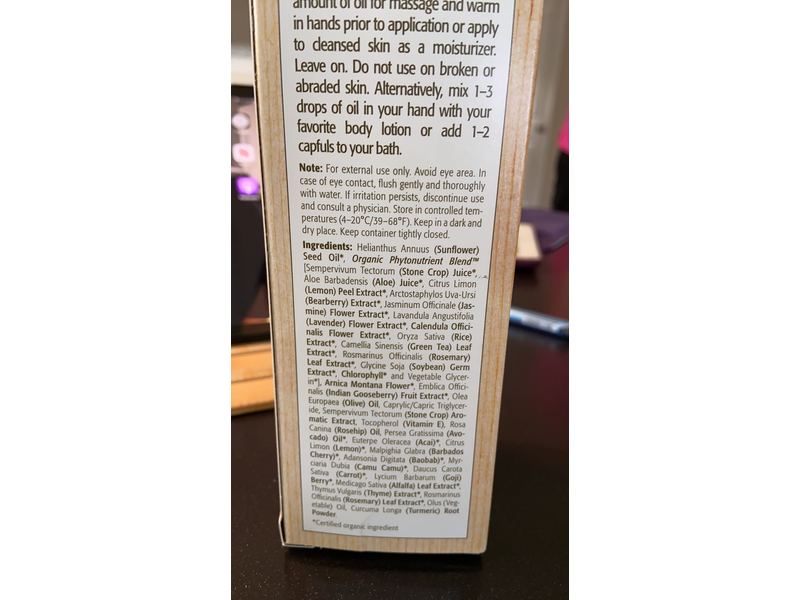 Eminence Organic Skin Care Stone Crop Body Oil, 8.2 oz/240 mL