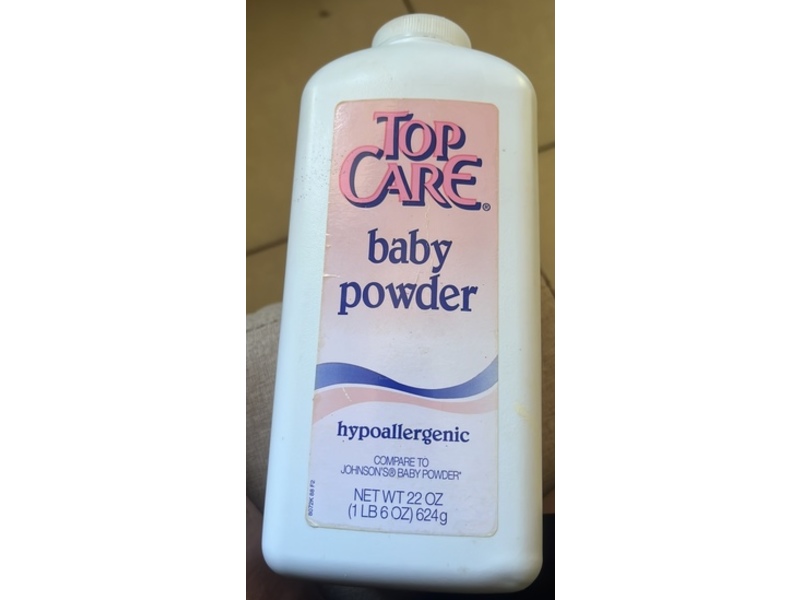 Top Care Baby Powder, 22 oz/624 g