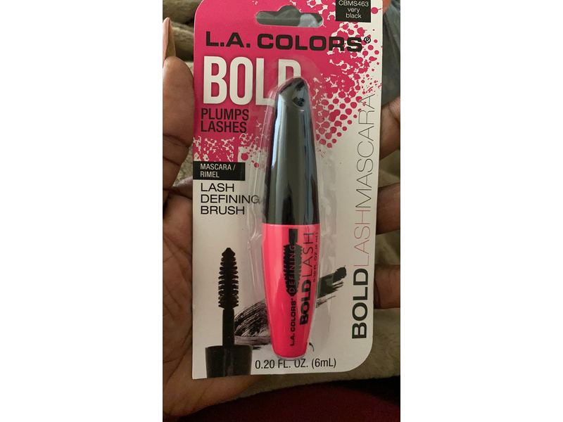 La Colors Bold Lash Mascara, Soft Black, 6mL/0.20 fl oz