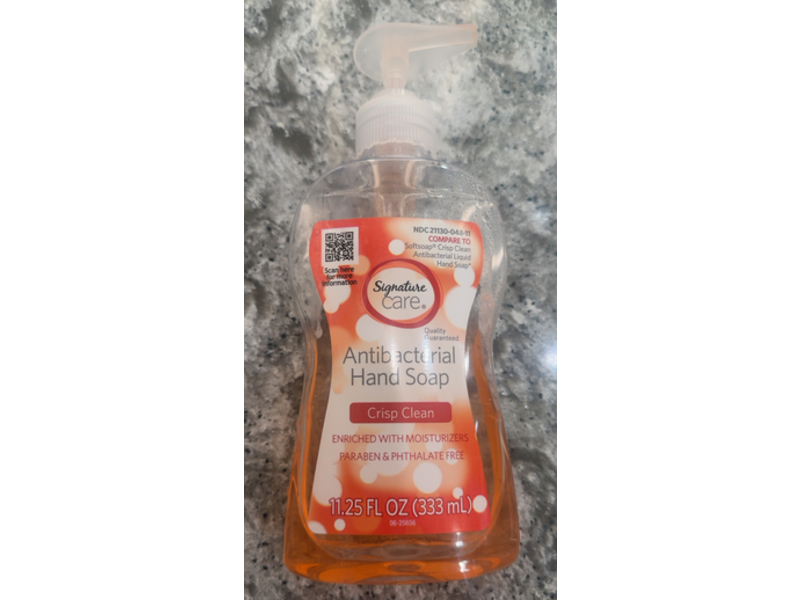 Signature Antibacterial Hand Soap, Crisp Clean, 11.25 fl oz/333 mL