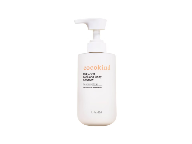 Cocokind Milk-Soft Face & Body Cleanser, 13.5 fl oz/400 mL